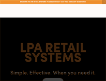 Tablet Screenshot of lparetail.com